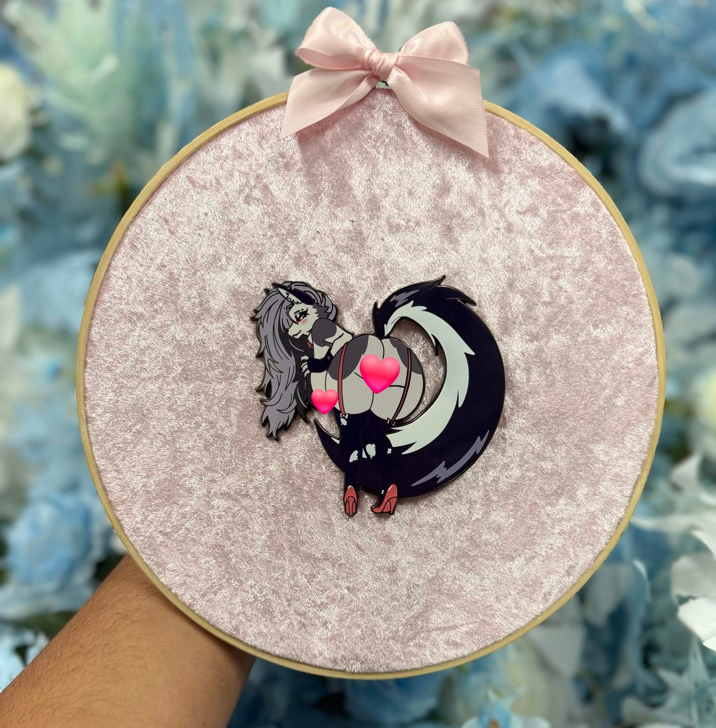 Bent Loona Enamel Pin