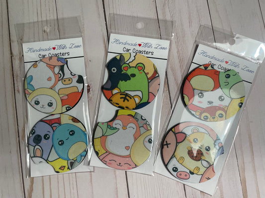 Squishmellow Car Coasters