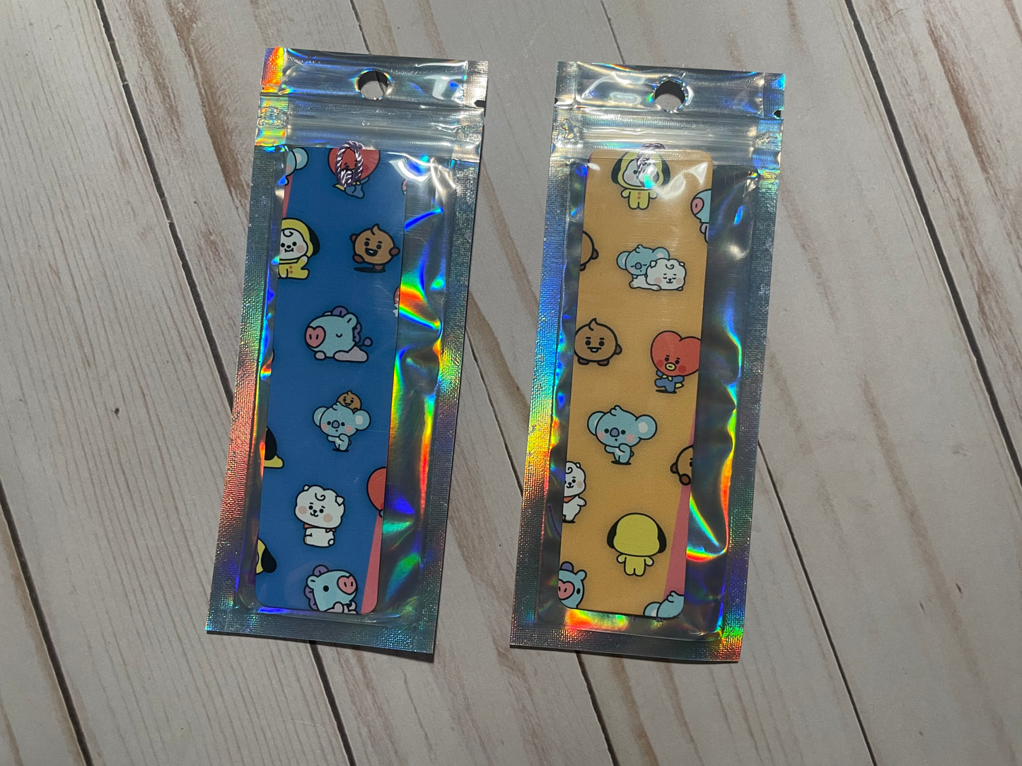 BTS Rainbow Bookmarks