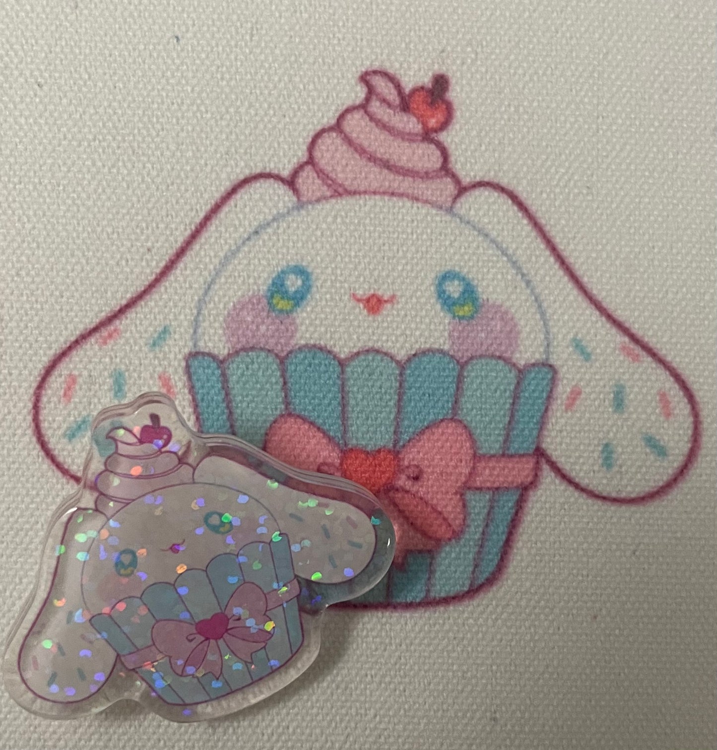 Cupcake Acrylic Pins