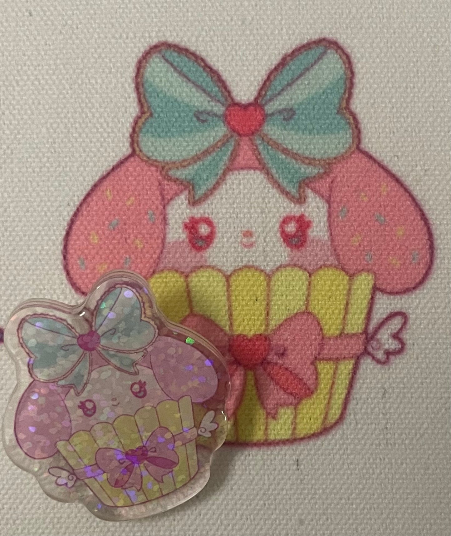 Cupcake Acrylic Pins