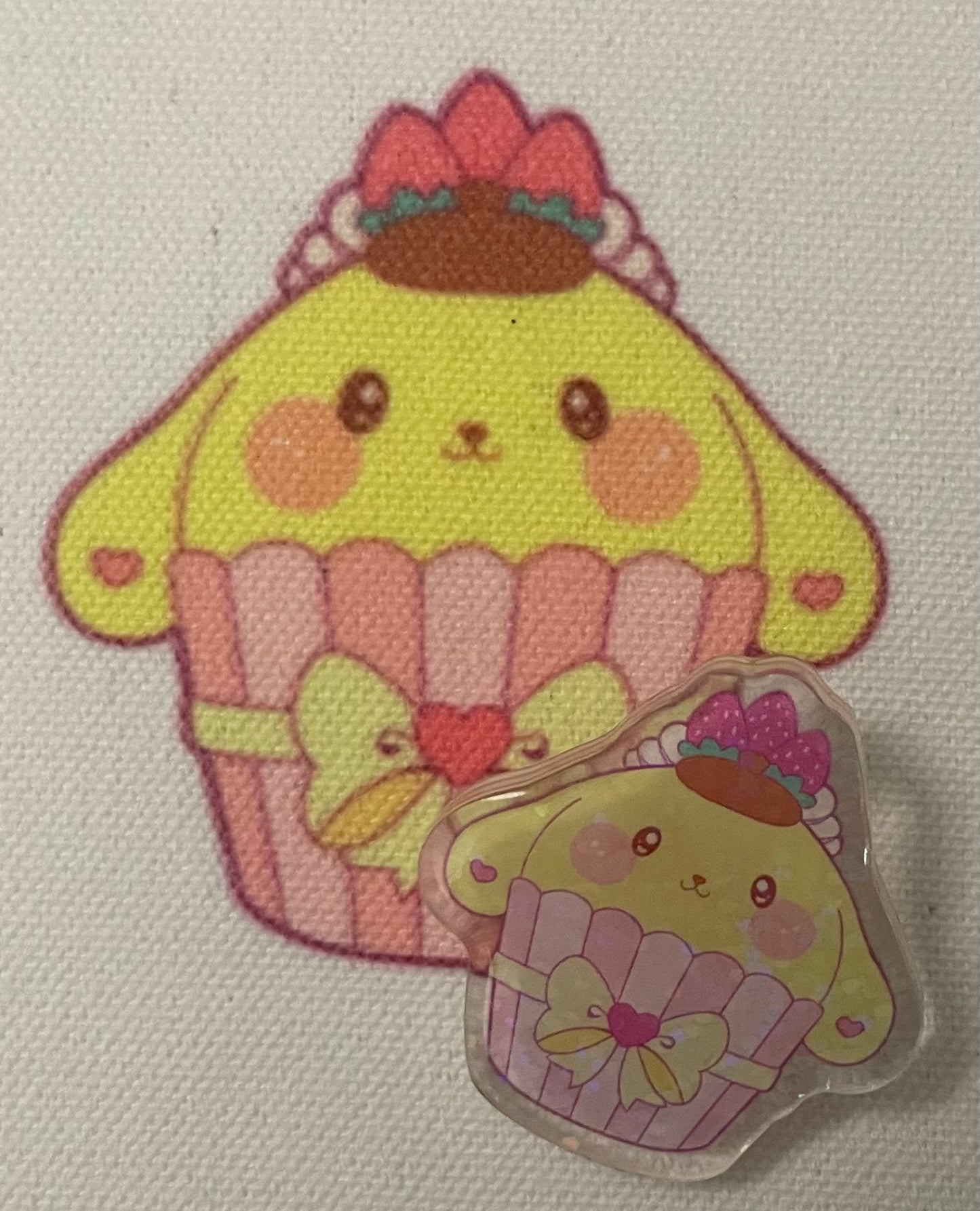 Cupcake Acrylic Pins