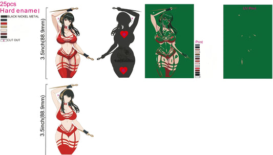 Thorn Princess 3.5 in Enamel Pin