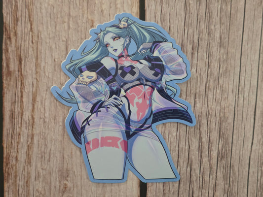 Pastel Goth Becca Diecut Sticker