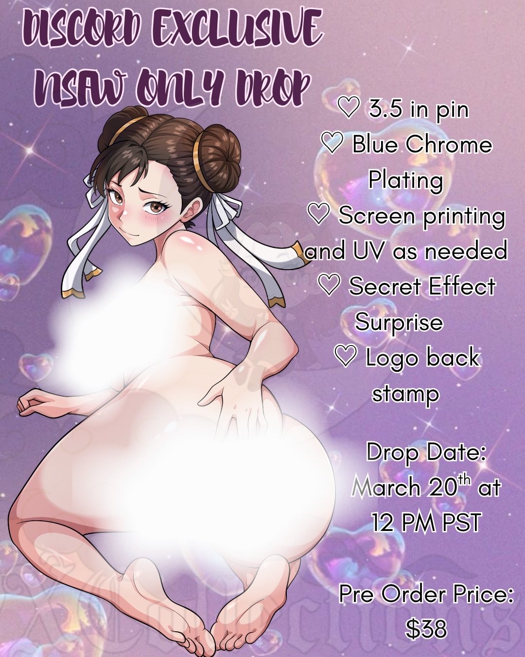 DISCORD EXCLUSIVE PRE-ORDER: Momo and Chun Li NSFW ONLY Pin