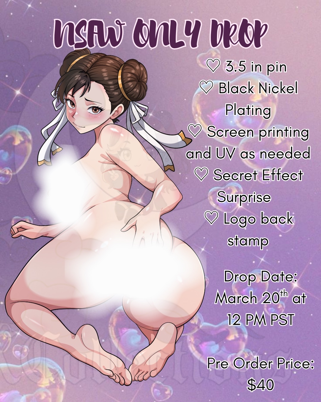 PRE-ORDER: Momo and Chun Li NSFW ONLY Pin