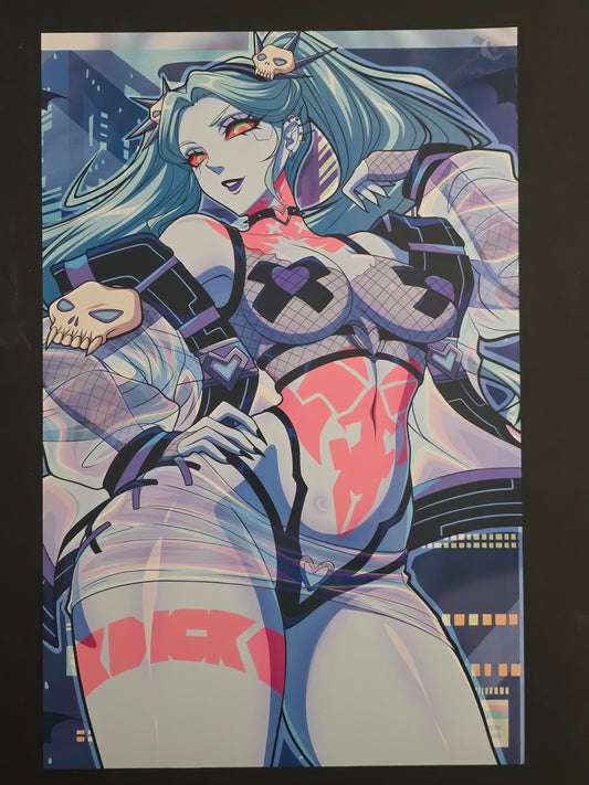 Pastel Goth Becca 11x17 Print