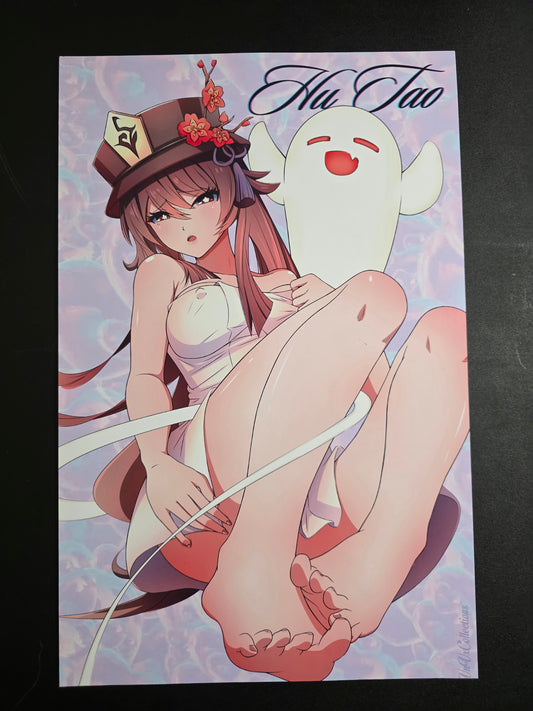 Hu Tao Onsen 11x17 Print
