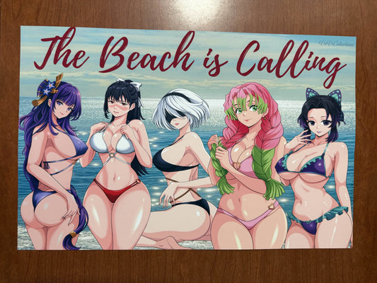 Beach Babes 11x17 Print