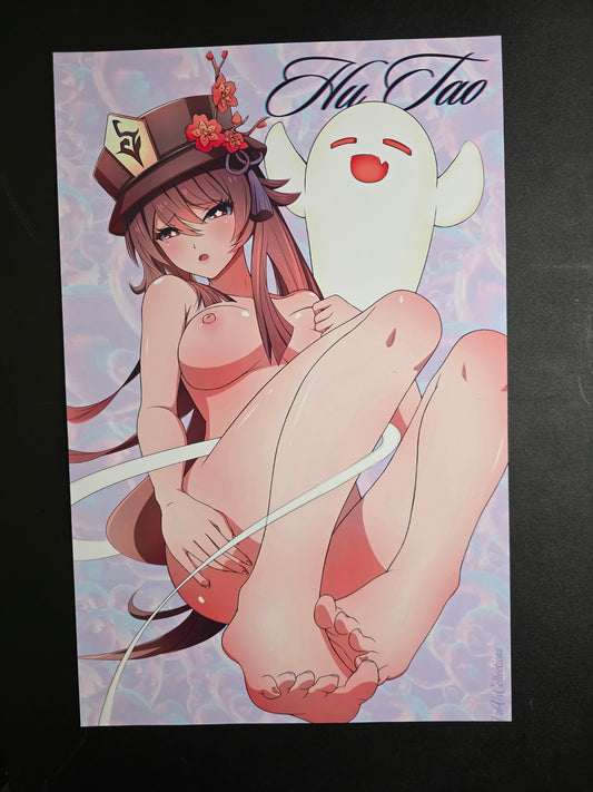 NSFW Hu Tao Onsen 11x17 Print