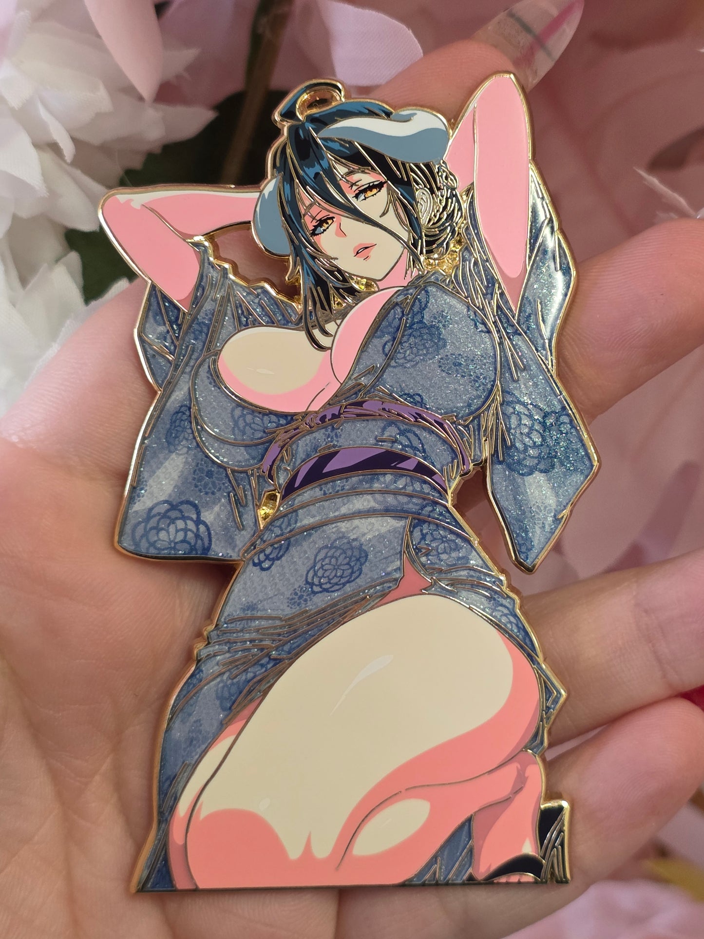 Kimono Albedo 3.5" Enamel Pin
