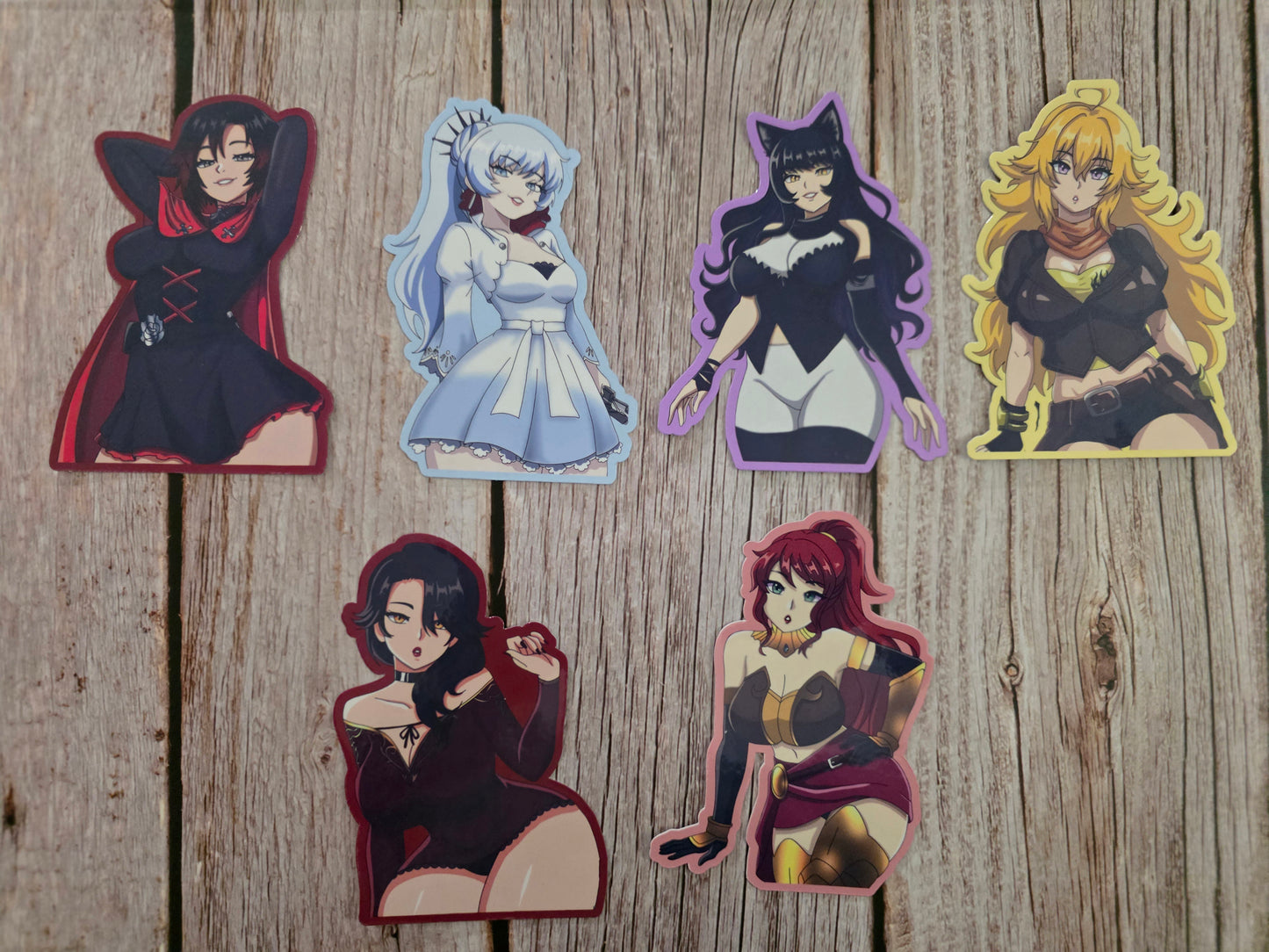 RWBY Diecut Stickers