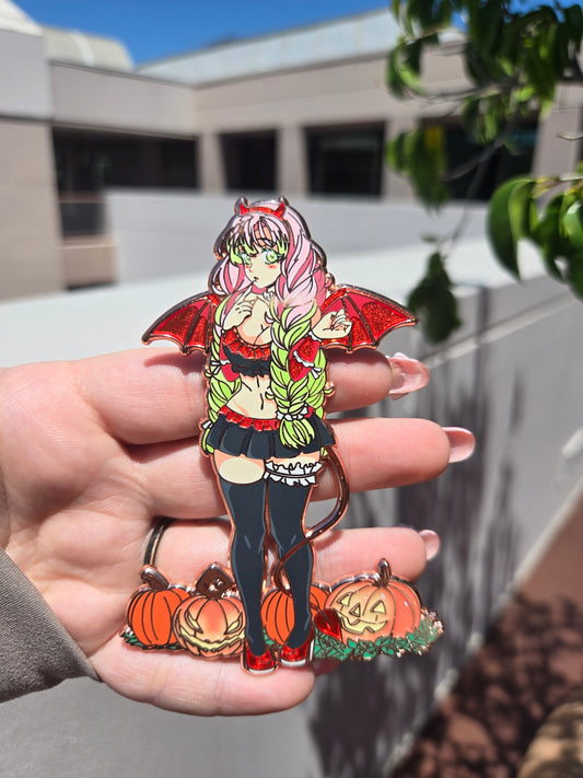 Halloween Mitsu Enamel Pin