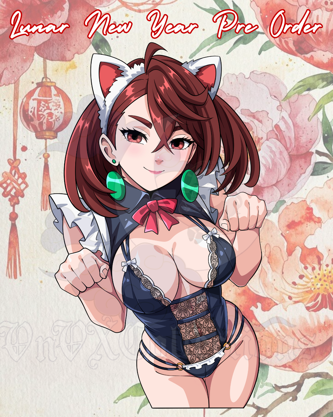 PRE ORDER - Lucky Cat Momo 3.5 in Pin