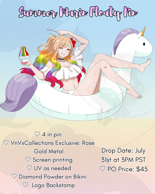 PRE ORDER: Marin Floaty Summer Pin