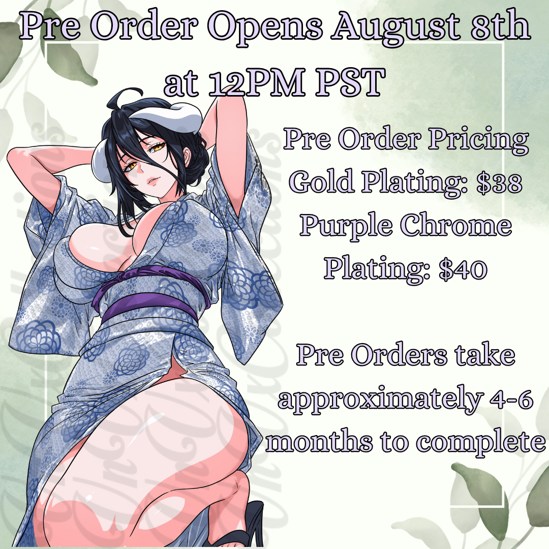PRE ORDER - Kimono Albedo 3.5" Enamel Pin